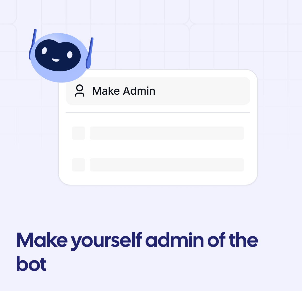 Admin as bot
